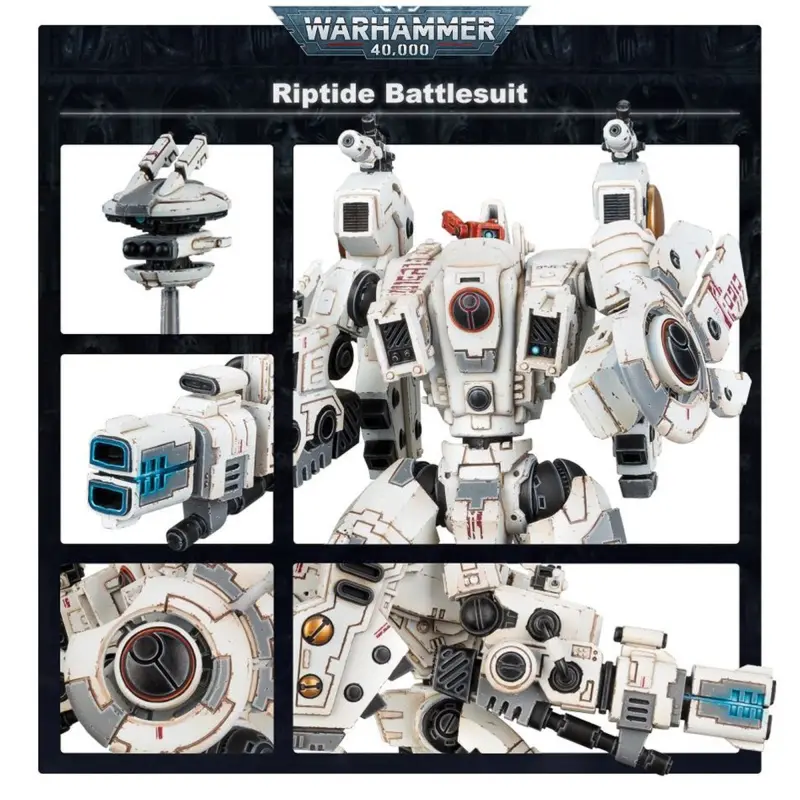 Riptide battlesuit, t'au empire, warhammer 40k, games workshop, model 56-13